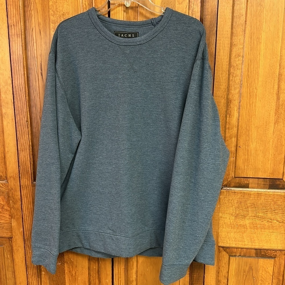 Jachs New York Premium Outdoor Purveyor Charcoal Crewneck Sweatshirt Pullover XL
